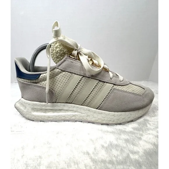Adidas Original Retropy E5 Off White Grey Women's Size 9.5 Athletic Shoes GX1812 - Picture 7 of 7